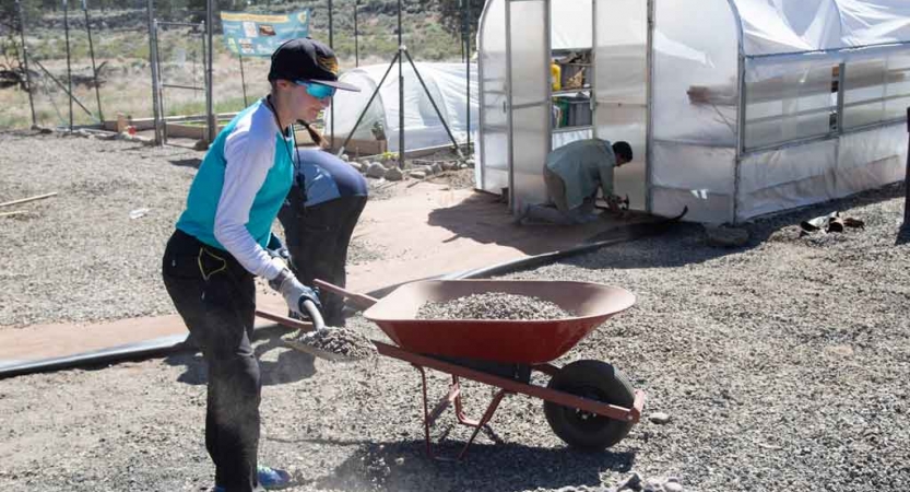 service learning on outdoor leadership course